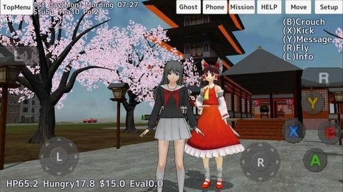 校园女生模拟器英文版2024版本