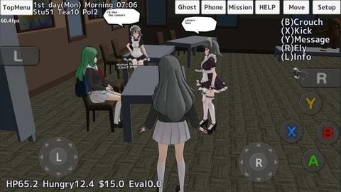 校园女生模拟器英文版2024版本