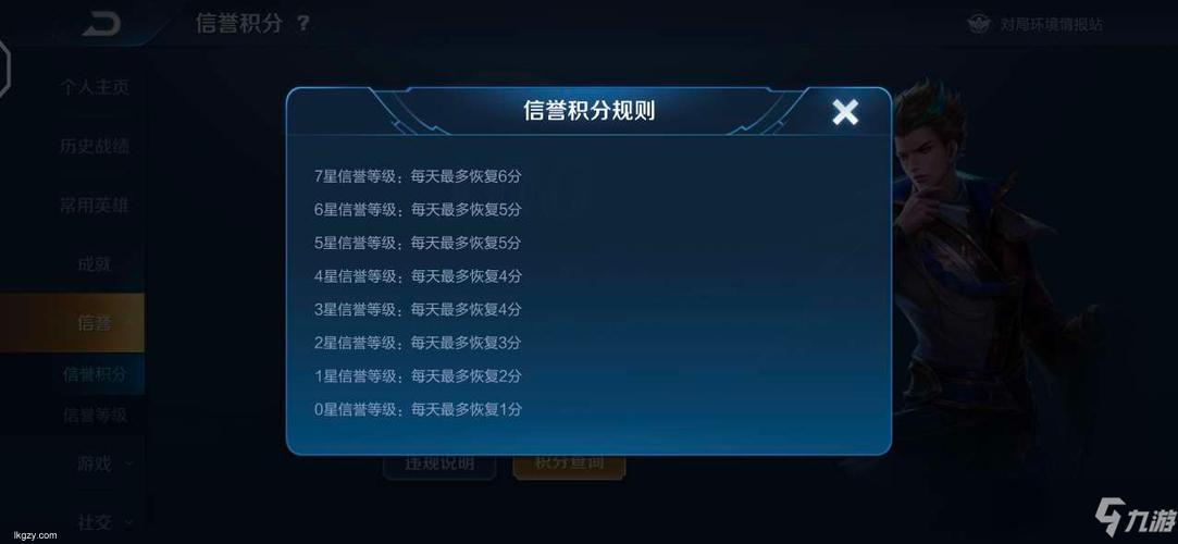 王者荣耀信誉积分低于80如何有效提升信誉积分