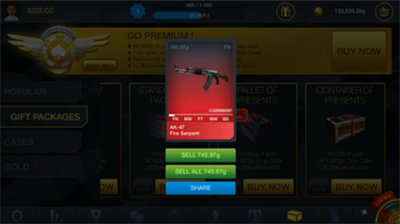 开箱模拟器csgo下载无限金币