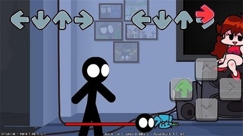黑色星期五之夜火柴人(Stickman Vs Friday Night Funkin)
