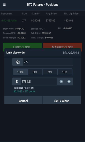 deribit交易所appv3.0