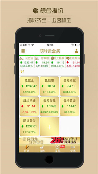 领峰贵金属交易平台appv2.1