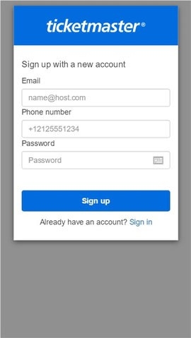 ticketmaster中文版