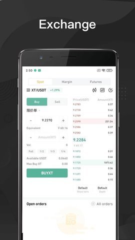 XT交易所安卓版v2.1