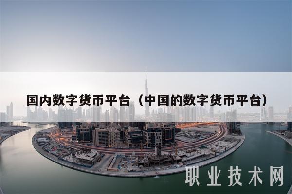 国内数字货币平台（中国的数字货币平台
