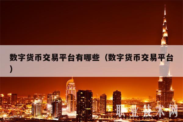 数字货币交易平台有哪些（数字货币交易平台