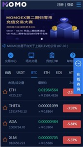 momoex交易所最新