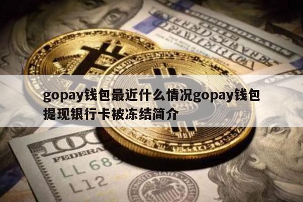 gopay钱包最近什么情况gopay钱包提现银行卡被冻结简介