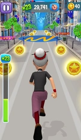 疯狂老奶奶跑酷中文版(Angry Gran Run)