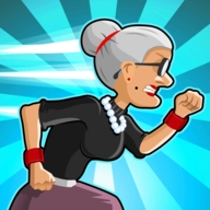 疯狂老奶奶跑酷中文版(Angry Gran Run)