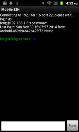 Mobile SSH
