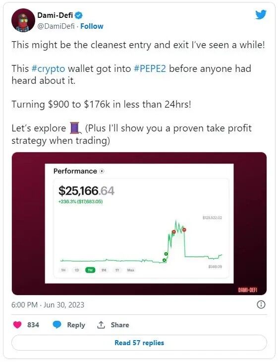 一天暴赚200倍！佩佩PEPE 2.0是什么？现在还能进场吗-第2张图片-欧易下载