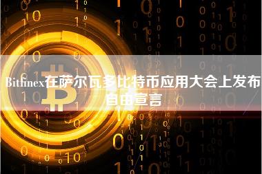 Bitfin在萨尔瓦多比特币应用大会上发布自由宣言