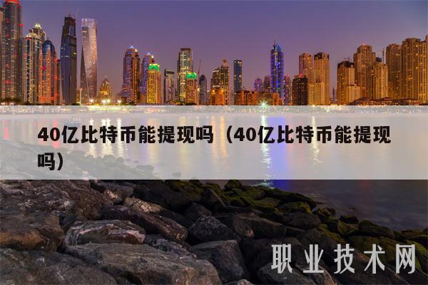 40亿比特币能提现吗（40亿比特币能提现吗