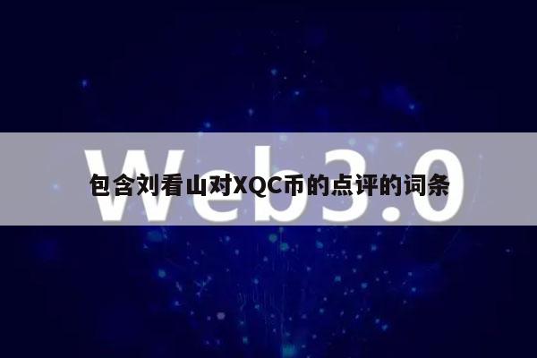 包含刘看山对QC币的点评的词条