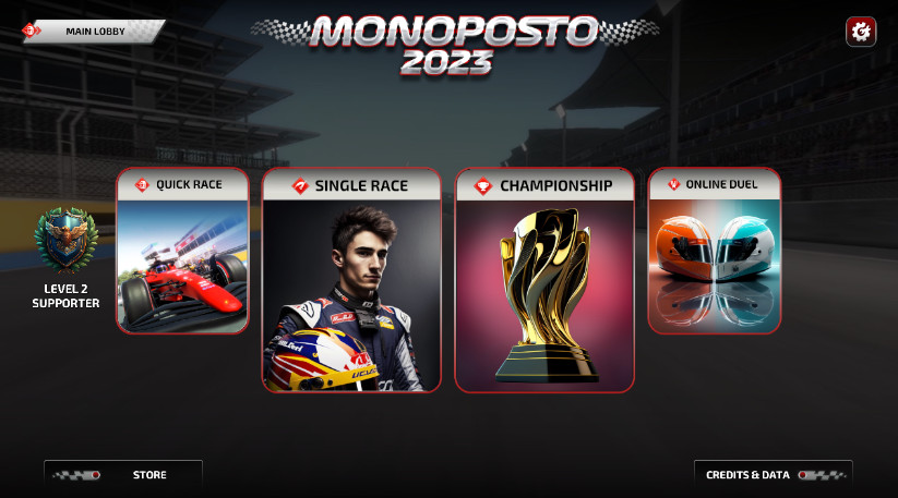F1方程式赛车(Monoposto)