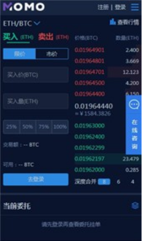 MOMOEX货币交易所