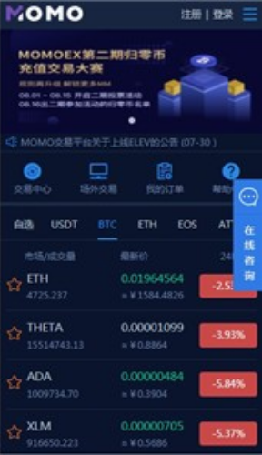 MOMOEX货币交易所