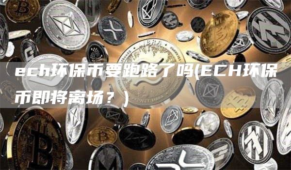 ech环保币要跑路了吗 - ECH环保币即将离场？