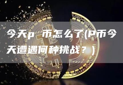 今天p 币怎么了 - P币今天遭遇何种挑战？