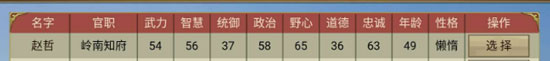 皇帝成长计划2知府怎么选 知府什么属性好