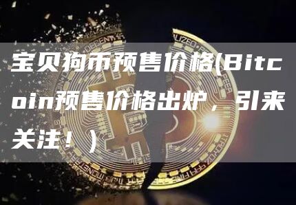 宝贝狗币预售价格 - Bitcoin预售价格出炉，引来关注！