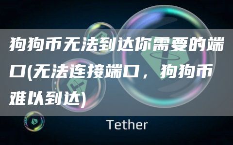 狗狗币无法到达你需要的端口 - 无法连接端口，狗狗币难以到达