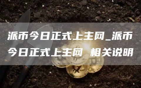 派币今日正式上主网_派币今日正式上主网 相关说明