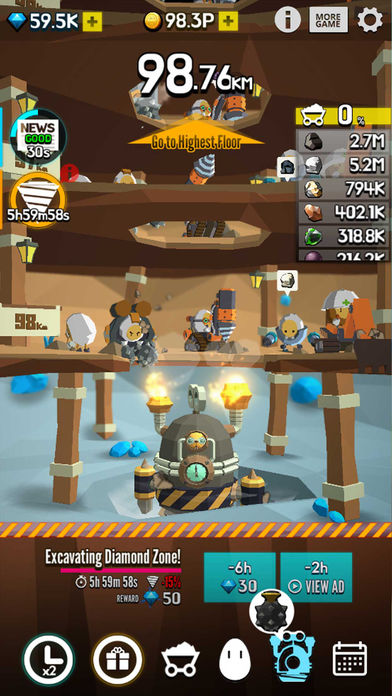 土地挖掘者无限矿物