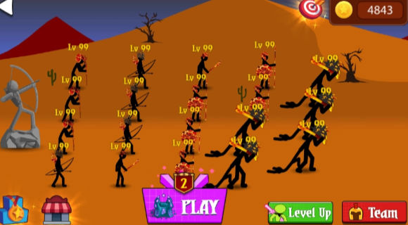 火柴人战争终极挑战无限金币版