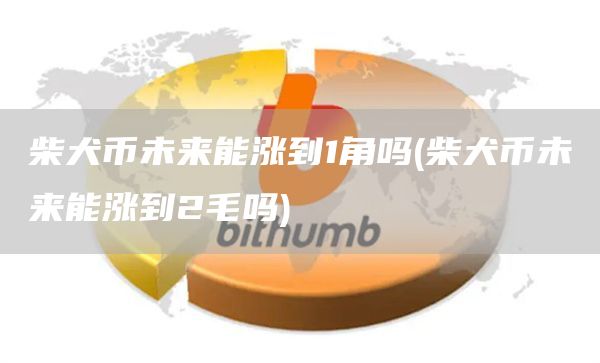 柴犬币未来能涨到1角吗 - 柴犬币未来能涨到2毛吗