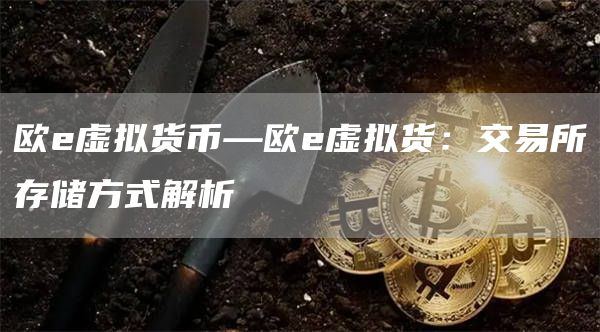 欧e虚拟货币—欧e虚拟货：交易所存储方式解析