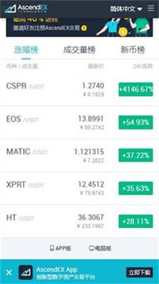 顶峰AscendEX交易平台