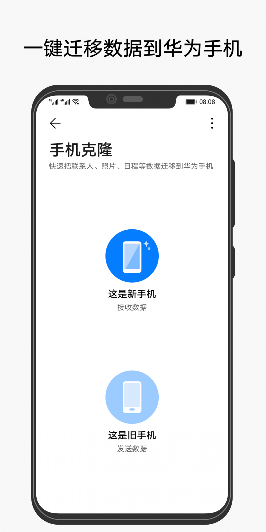 手机克隆一键换机华为app