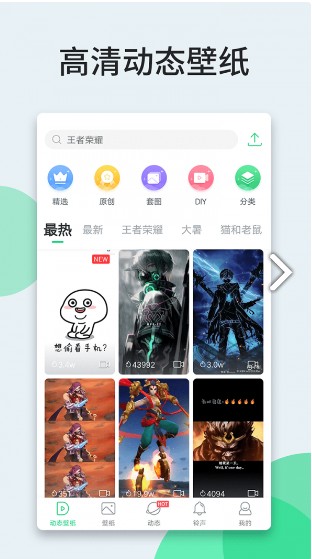 5d视觉动态壁纸手机app